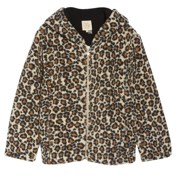 Chaser Leopard Faux Fur Hoodie Jacket - Picture 16 of 16